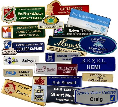 name badges .